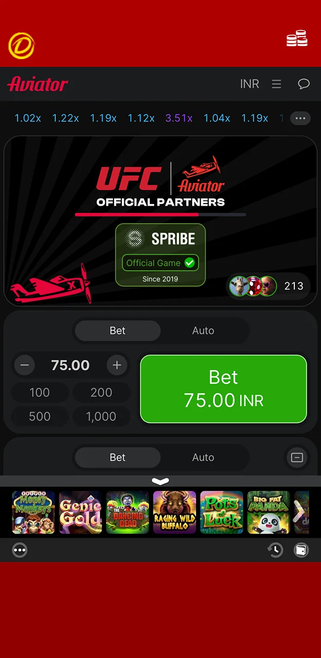 Launch Aviator and start winning with Dafabet.