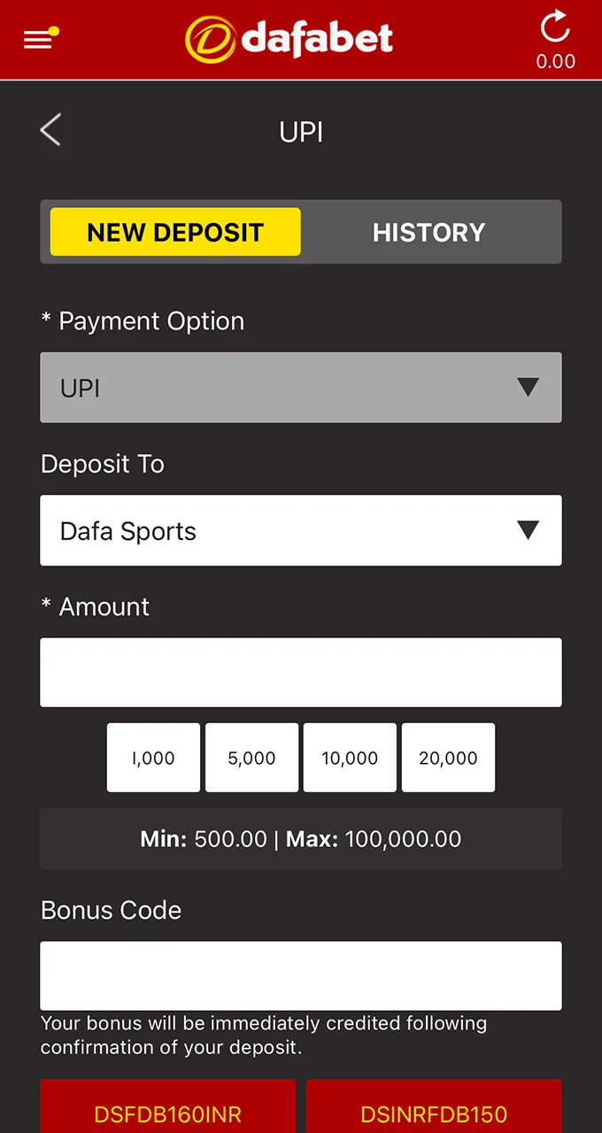 A promo code from Dafabet will give you confidence when you start betting and playing.