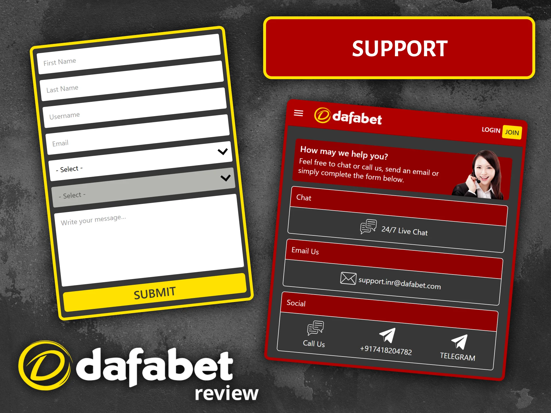Learn more about how Dafabet customer support works.
