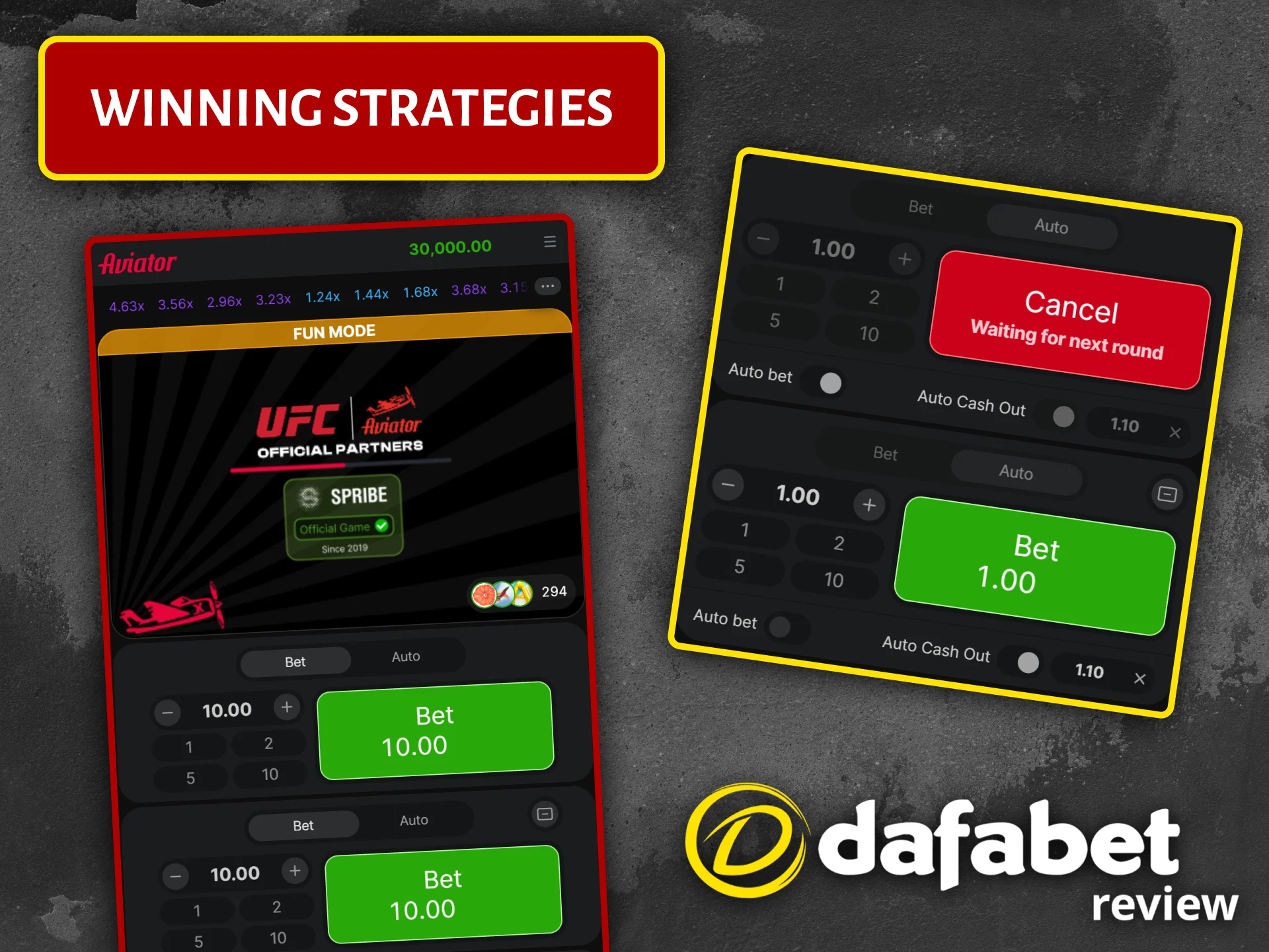 Use these winning strategies for playing Aviator at Dafabet Casino to increase your chances of success.